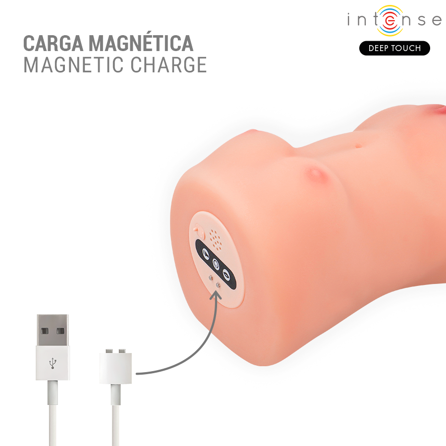 INTENSE DEEP TOUCH – VIBREUR ET MASTURBATEUR D’ASPIRATION CATHERINE AVEC SON