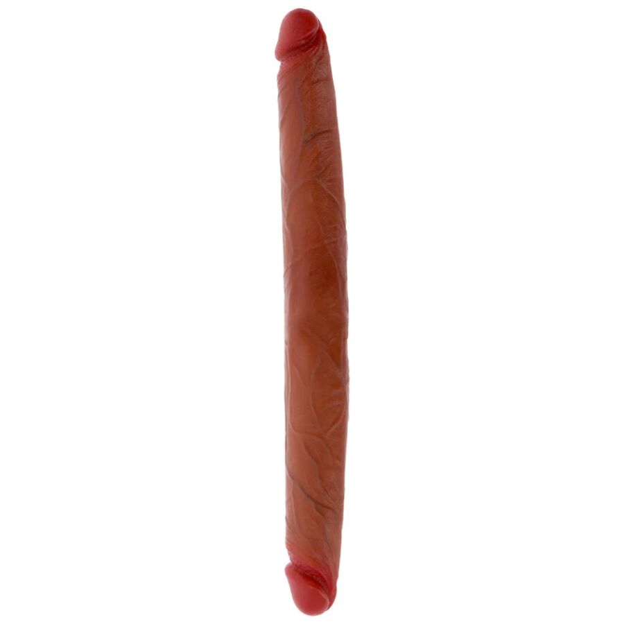 GET REAL - GODEMICHET DOUBLE SILICONE CARAMEL 40 CM