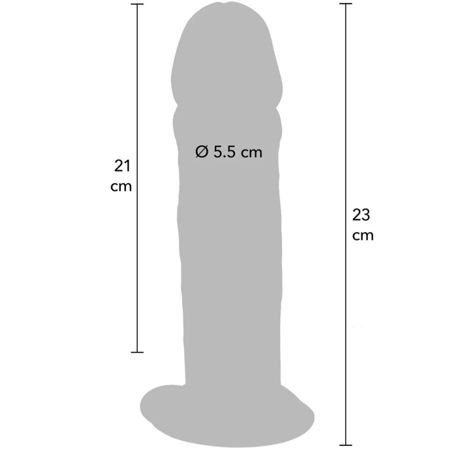 SOYEZ VRAI - ENSEMBLE GODEMICHET DOUBLE DENSITÉ TPE DE LUXE, 23 CM