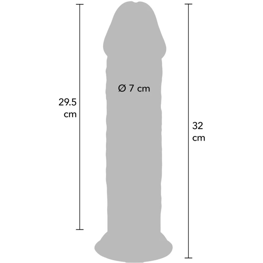 SOYEZ RÉEL - GODEMICHET TPE ÉPAIS DOUBLE DENSITÉ 32 CM