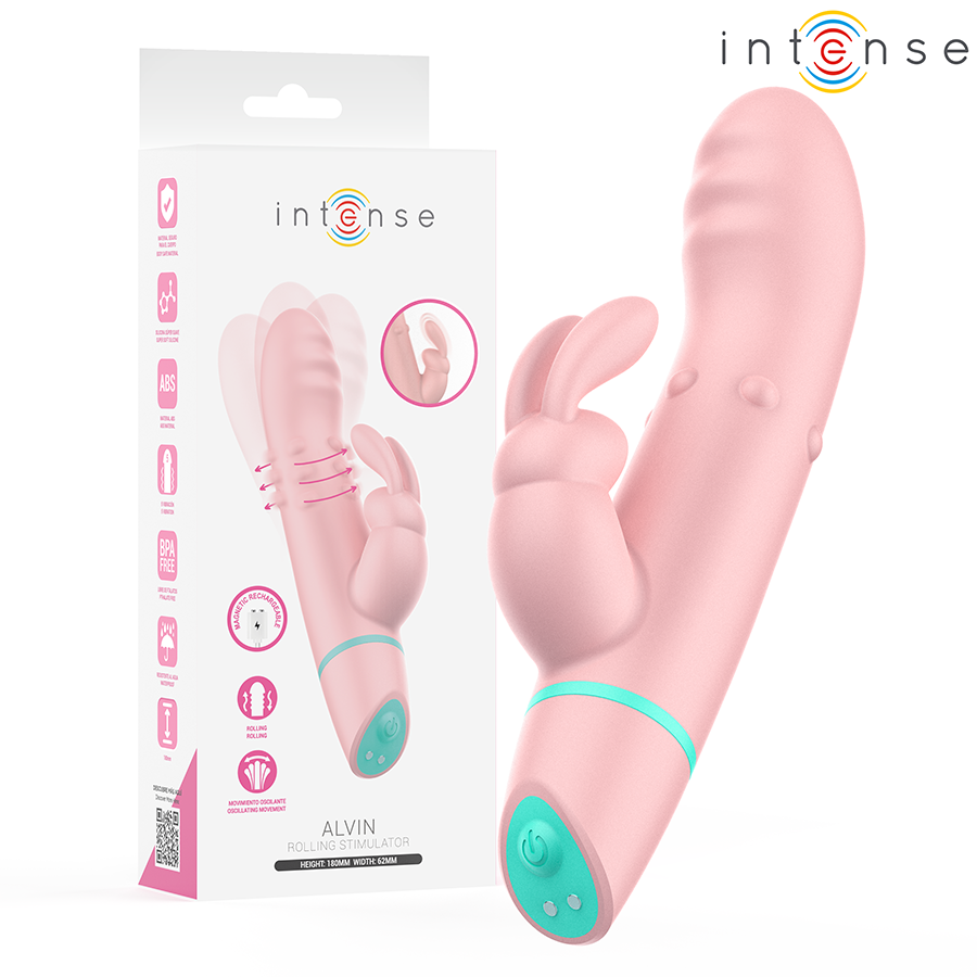 INTENSE - VIBRATEUR LAPIN & VIBRO-ROULEAU + OSCILLANT