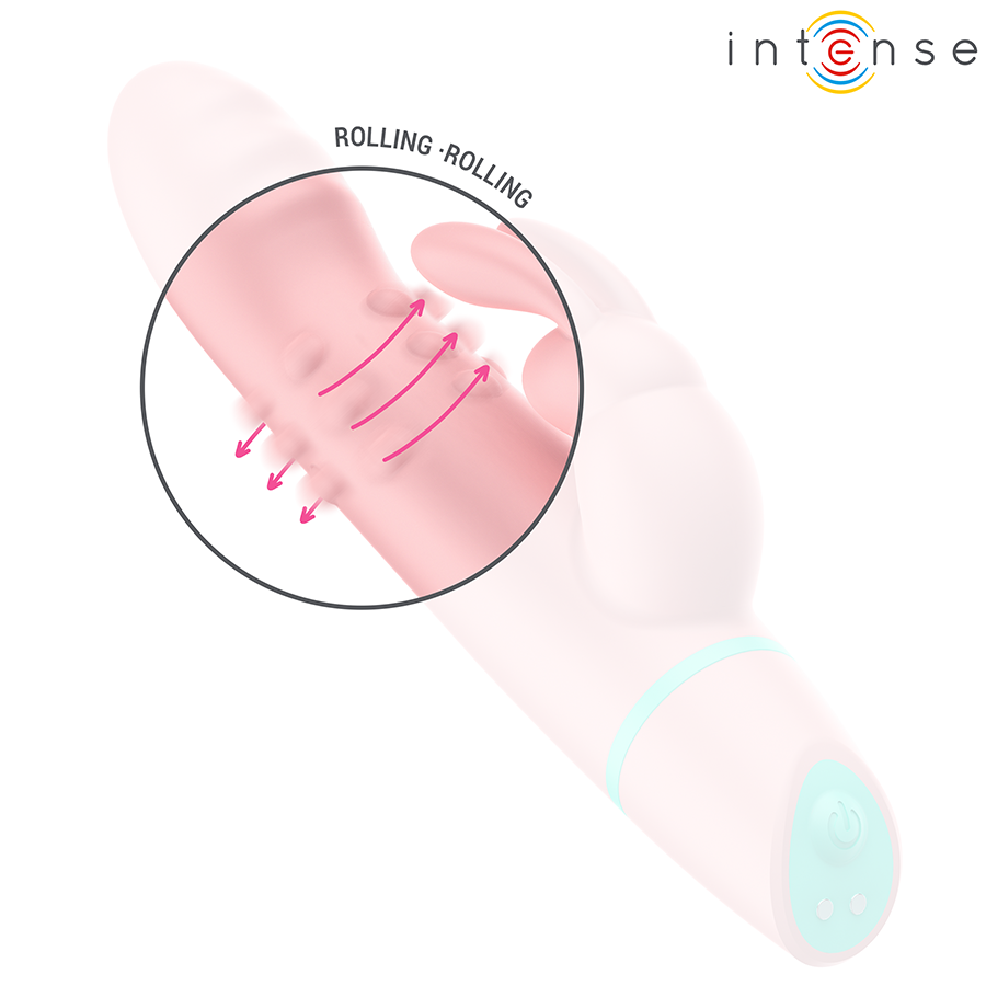 INTENSE - VIBRATEUR LAPIN & VIBRO-ROULEAU + OSCILLANT
