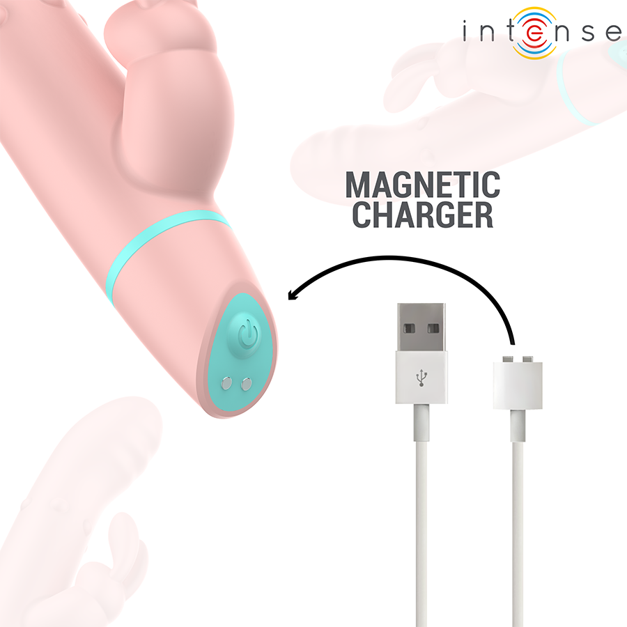 INTENSE - VIBRATEUR LAPIN & VIBRO-ROULEAU + OSCILLANT