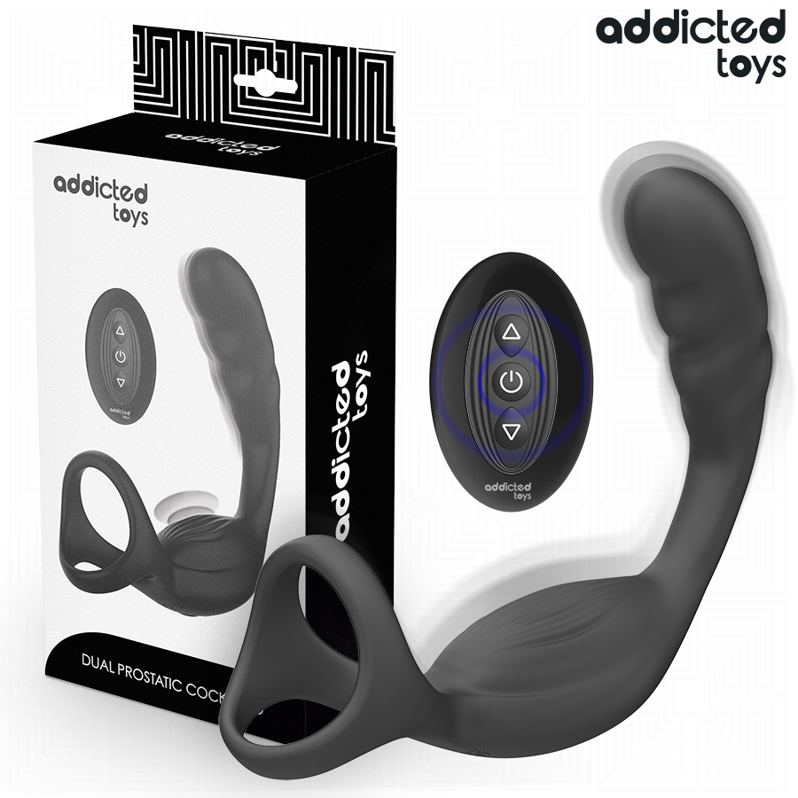 ADDICTED TOYS - ANNEAU PÉNIEN DE PROSTATE DOUBLE TÉLÉCOMMANDÉ