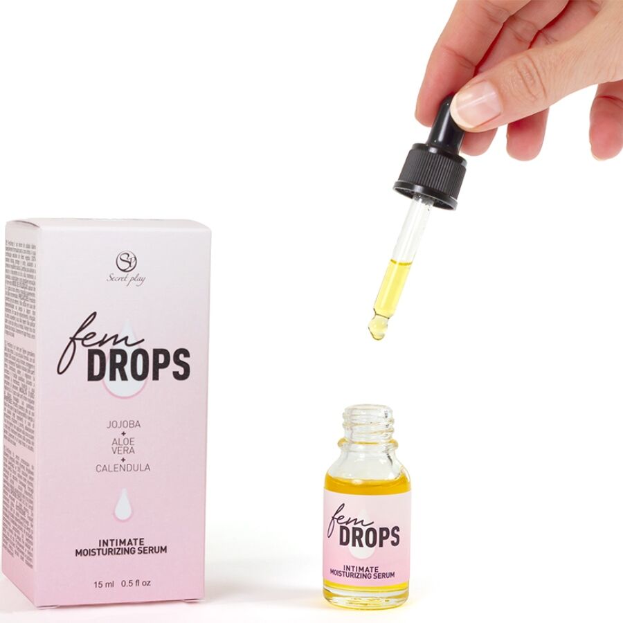 SECRETPLAY – SÉRUM HYDRATANT INTIME FEM DROPS 15 ML