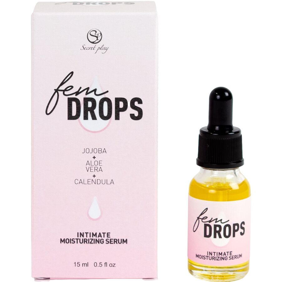 SECRETPLAY – SÉRUM HYDRATANT INTIME FEM DROPS 15 ML