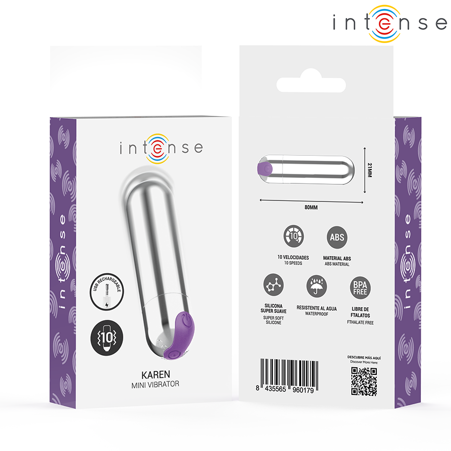 INTENSE - MINI BALA VIBRADORA RECARGABLE
