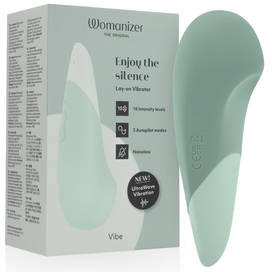 WOMANIZER - VIBE VIBREUR SILENCIEUX POSABLE SAGE