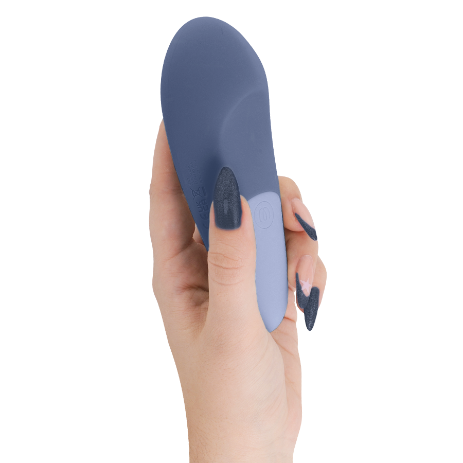 WOMANIZER - VIBE VIBRATEUR SILENCIEUX À POSER BLEU FONCÉ
