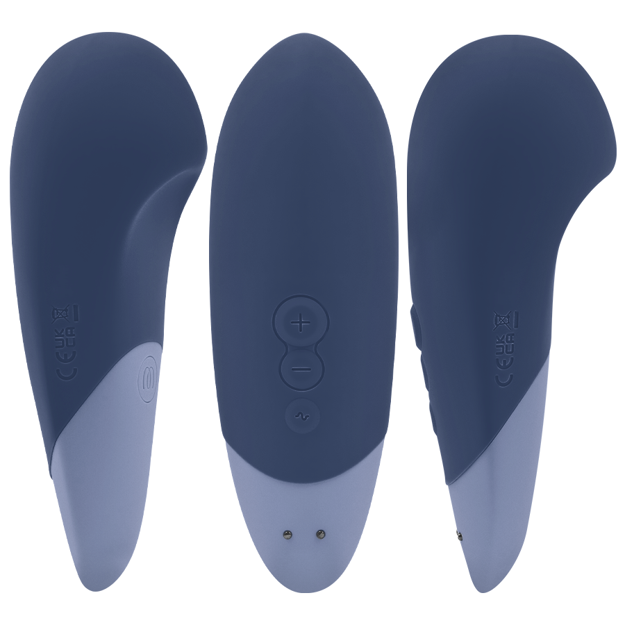 WOMANIZER - VIBE VIBRATEUR SILENCIEUX À POSER BLEU FONCÉ