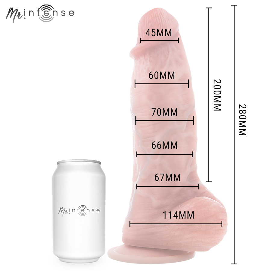 MR INTENSE - GODE EN SILICONE EXTRAGRAND SPENCER 28 CM -Ø- 7,3 CM
