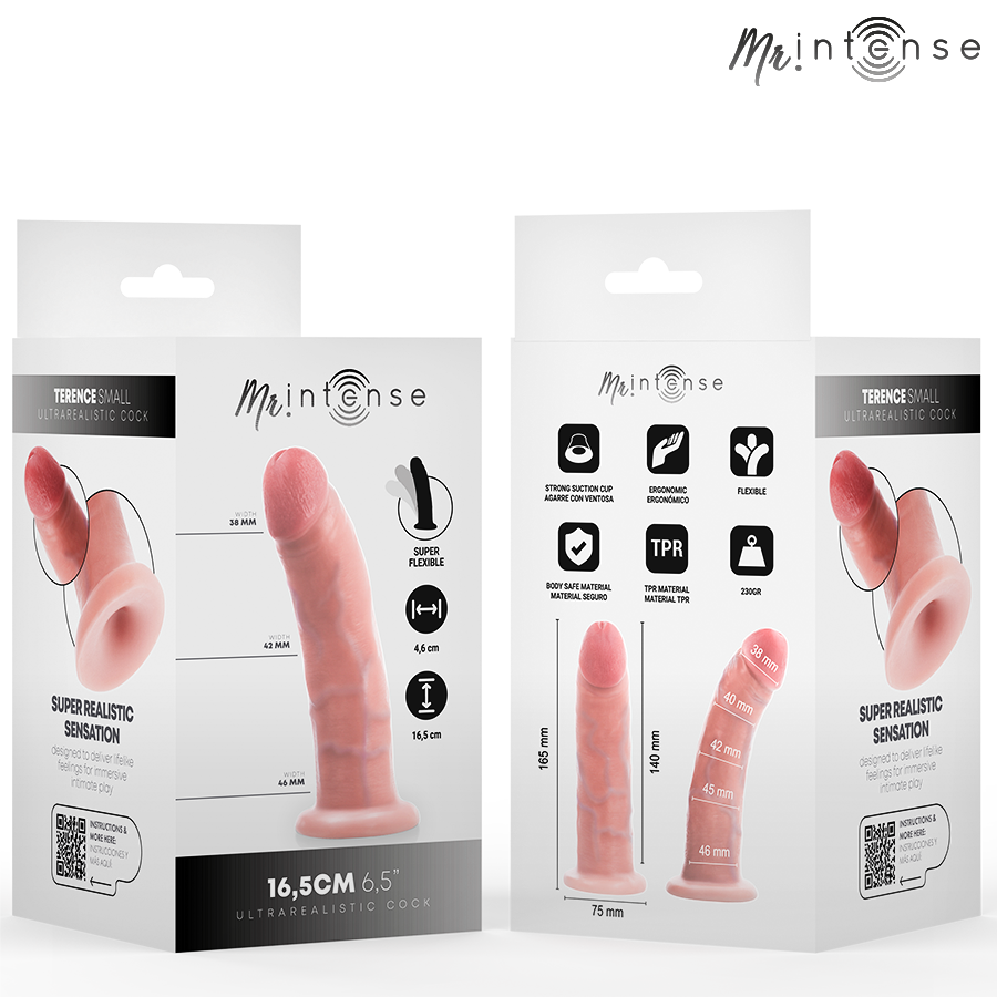 MR INTENSE - PETIT TERENCE GODEMICHET 16,5 CM -Ø- 4,6 CM