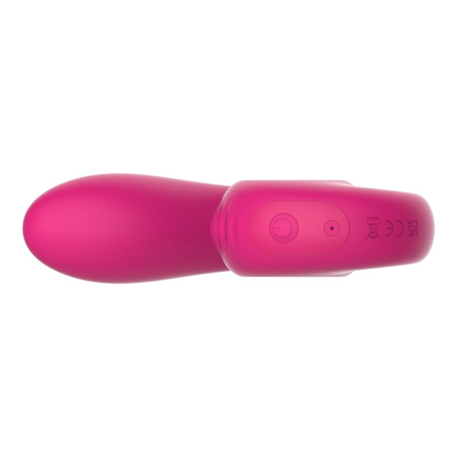 SNAIL VIBE - VIBRATEUR DOUBLE STIMULATION POINT G ET CLITORIS GIZI LITE ROSE