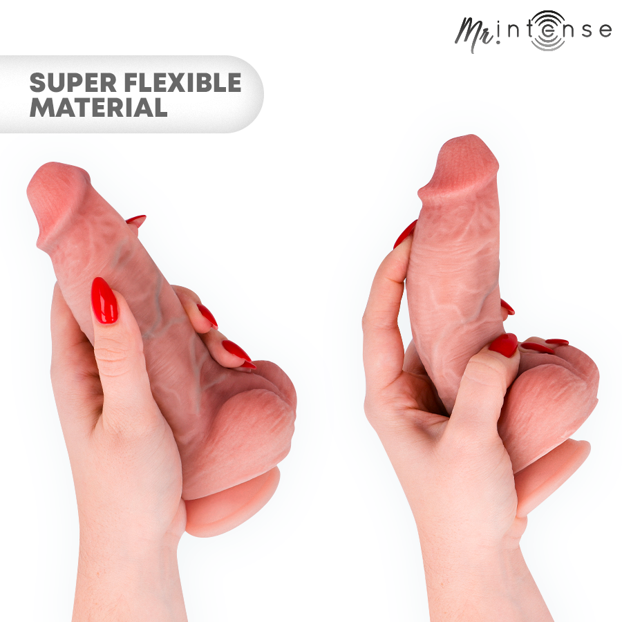 MR INTENSE - PETIT GODEMICHET EN SILICONE SPENCER 19 CM -Ø- 4,5 CM
