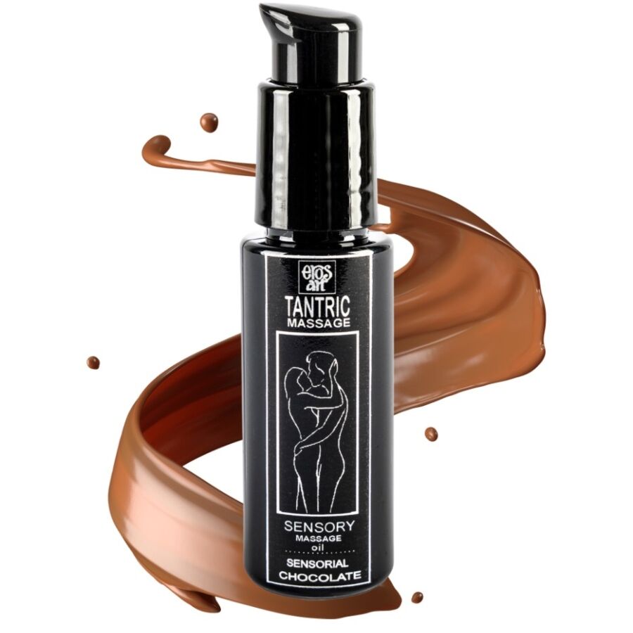 EROS-ART – HUILE DE MASSAGE TANTRIQUE NATURELLE ET CHOCOLAT APHRODISIAQUE 30 ML