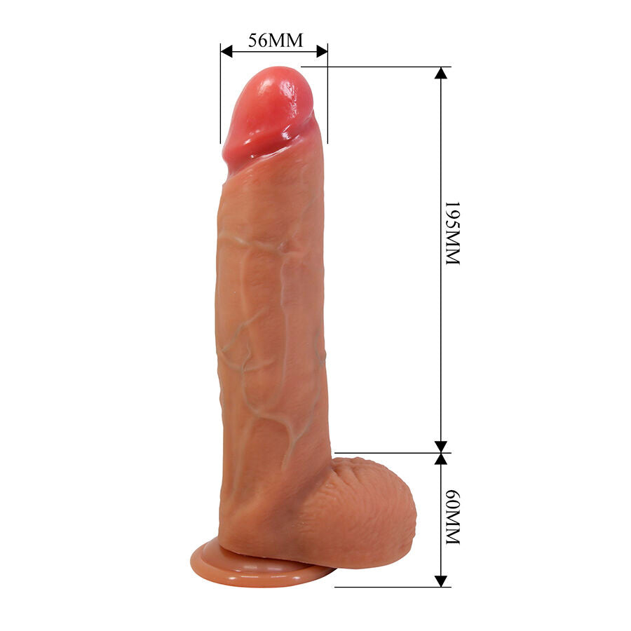 PRETTY LOVE - MENDEL RÉALISTE AVEC VENTOUSE 25,5 CM -Ø- 5,6 CM