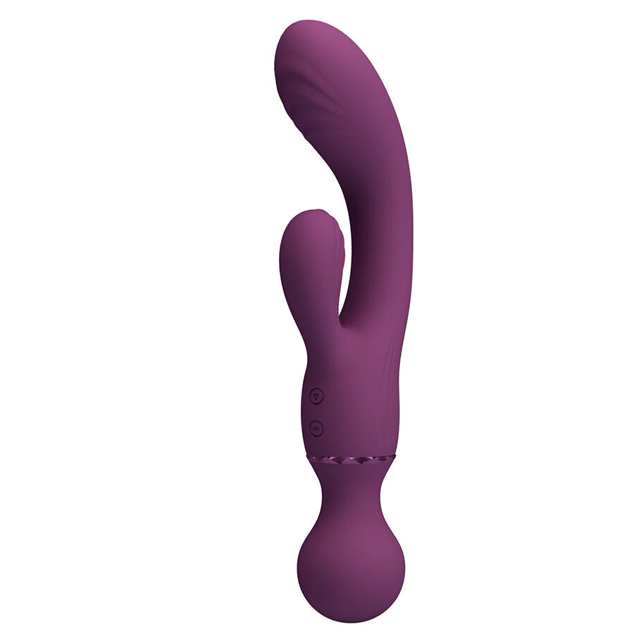 PRETTY LOVE - VIBROMASSEUR MULTIFONCTION VIOLET POINT G