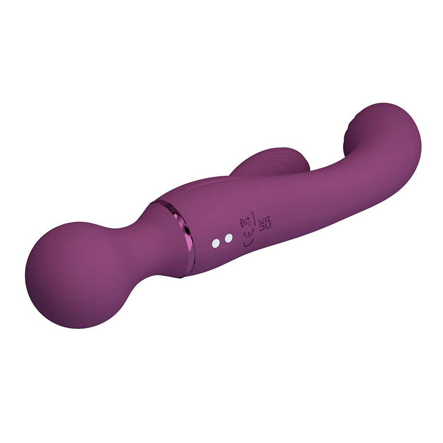 PRETTY LOVE - VIBROMASSEUR MULTIFONCTION VIOLET POINT G