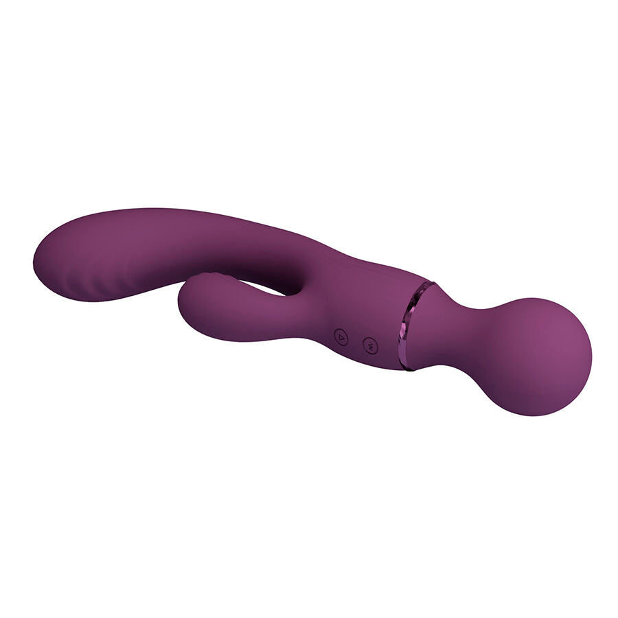 PRETTY LOVE - VIBROMASSEUR MULTIFONCTION VIOLET POINT G