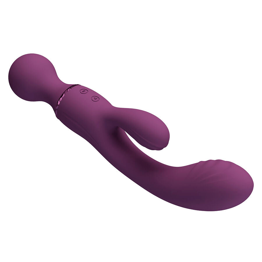 PRETTY LOVE - VIBROMASSEUR MULTIFONCTION VIOLET POINT G