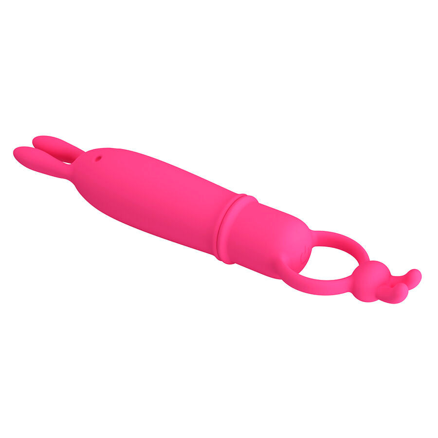 PRETTY LOVE - DELIA VIBRATEUR LAPIN AVEC ANNEAU DE RÉSISTANCE