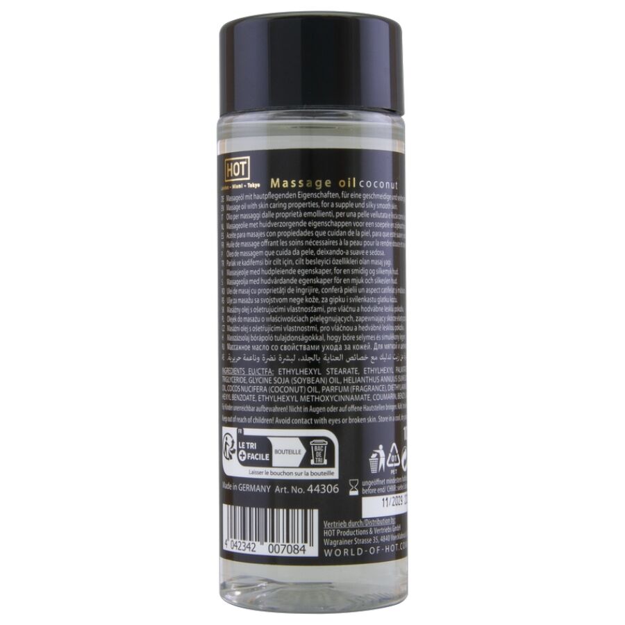 CHAUD - HUILE DE MASSAGE NOIX DE COCO 100 ML