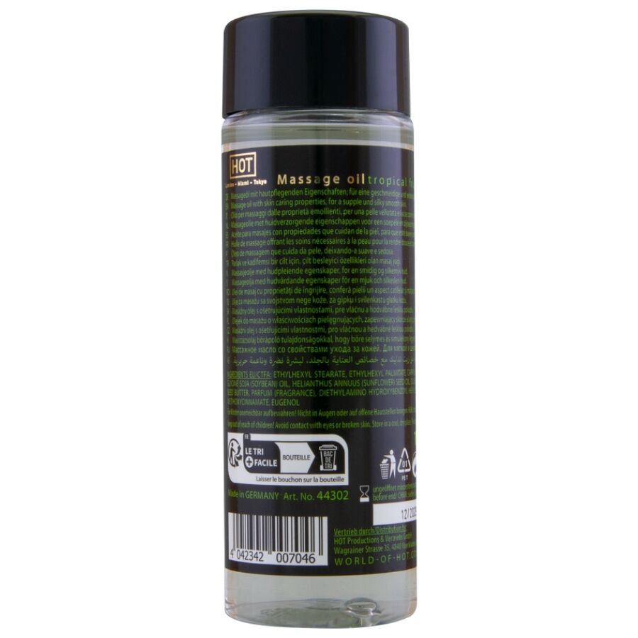 CHAUD - HUILE DE MASSAGE FRUITS TROPICAUX 100 ML