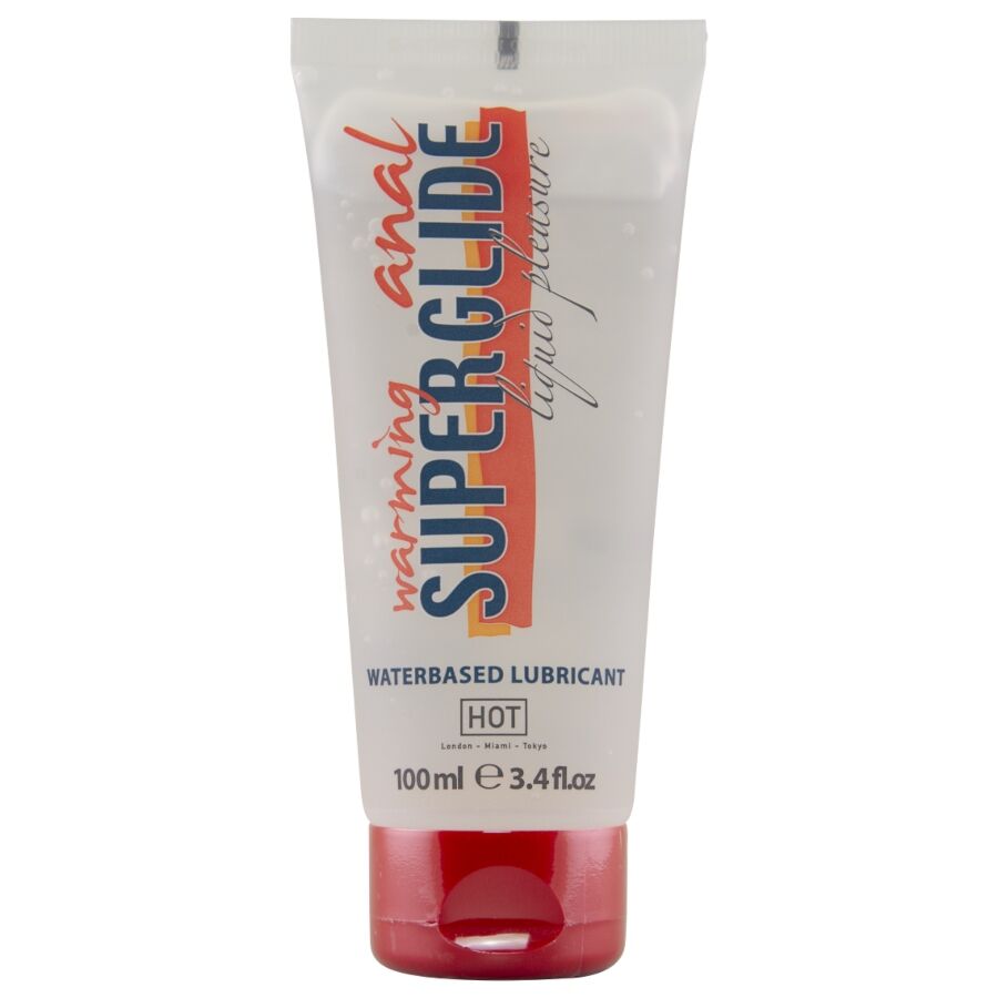 HOT - ANAL SUPERGLIDE LUBRIFIANT INTENSEMENT CHAUFFANT À BASE D'EAU 100 ML