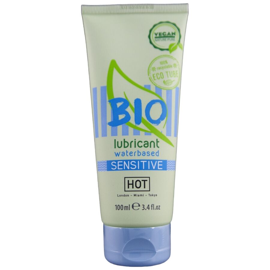 HOT - LUBRIFIANT BIO À BASE D'EAU SENSITIVE 100 ML