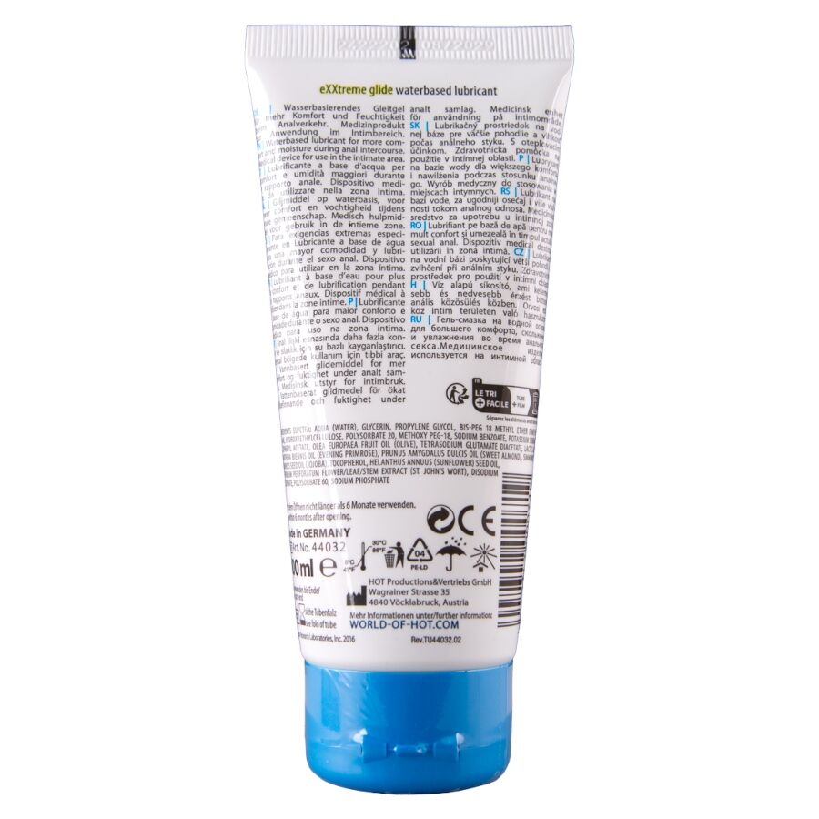 HOT - LUBRIFIANT EXTRA-GLISSANT À BASE D'EAU + HUILE DE CONFORT A+ 100 ML