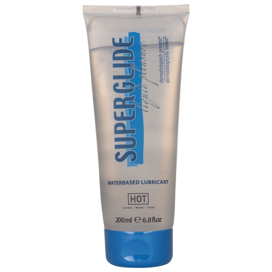 HOT - LUBRIFIANT GLISSANT À BASE D'EAU SUPERGLIDE LIQUID PLEASURE 200 ML