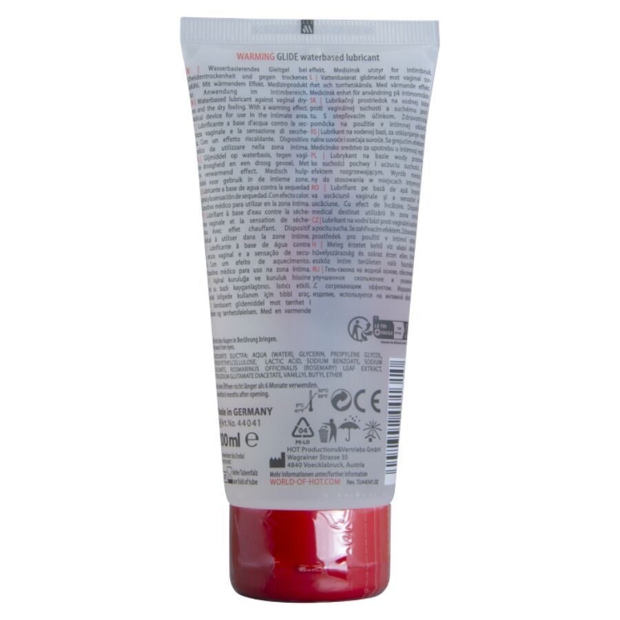 HOT - LUBRIFIANT LUBRIFIANT CHAUFFANT À BASE D'EAU 100 ML