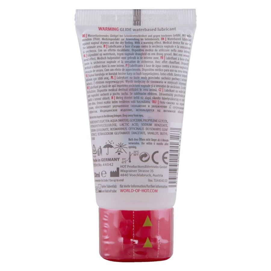 HOT - LUBRIFIANT GLISSANT CHAUFFANT À BASE D'EAU 30 ML