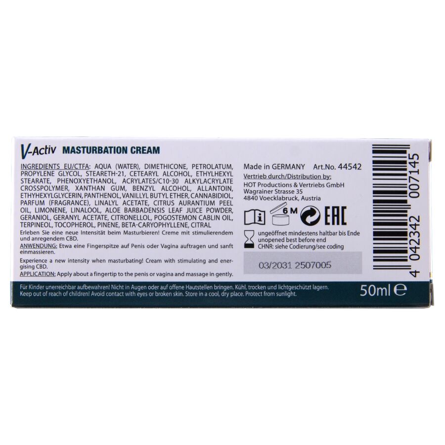 HOT - MASTURBATIONSCREME MIT CBD UNISEX 100ML