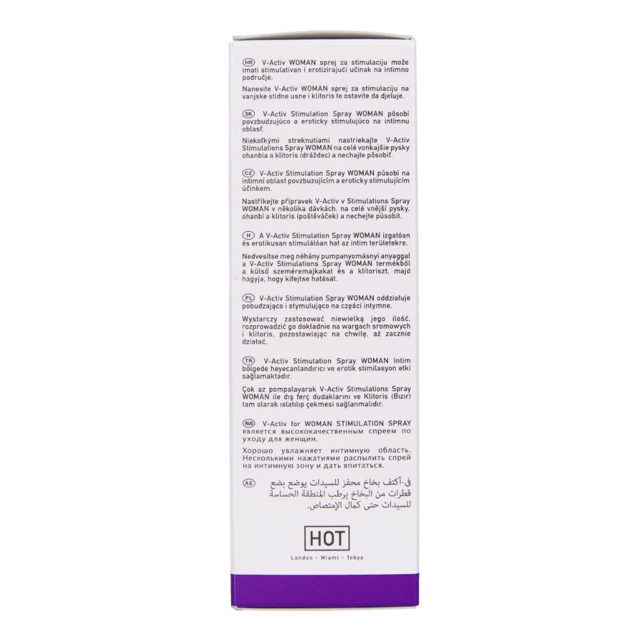 HOT - SPRAY STIMULANT V-ACTIV POUR FEMMES 50 ML