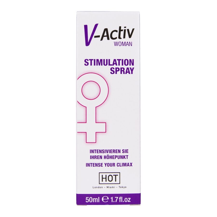 HOT - SPRAY STIMULANT V-ACTIV POUR FEMMES 50 ML