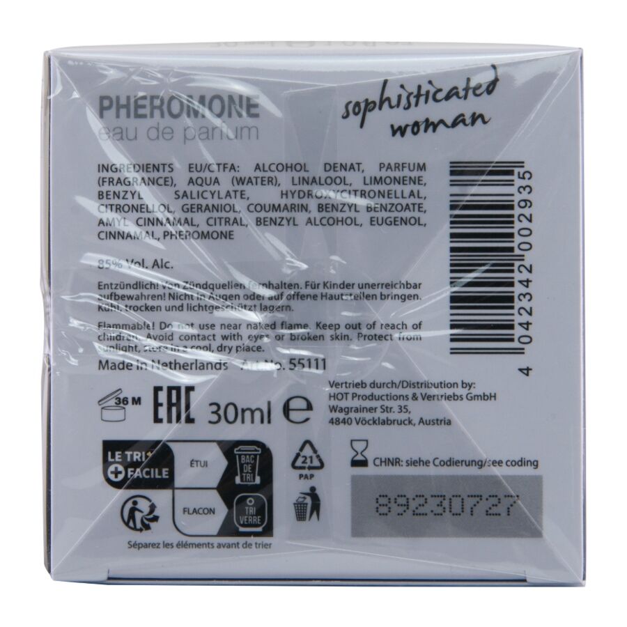 HOT - PHEROMON-PARFUM LONDON SOPHISTICATED WOMAN 30 ML