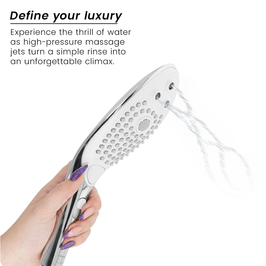 WOMANIZER - DOUCHETTE STIMULATRICE CLITORIDIENNE WAVE CHROME