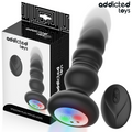 ADDICTED TOYS – PLUG ANAL VIBRANT ROTATIF AVEC LUMIÈRE LED ET TÉLÉCOMMANDE