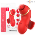 INTENSE - STIMULATEUR CLITORIDIEN AVEC 4 EMBOUTS, FONCTIONS SUCCION, ESCALADE, CHATOUILLEMENT ET LÉCHAGE
