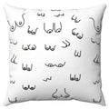 DIABLO PICANTE - COUSSIN DE POITRINE 30 X 30 BLANC