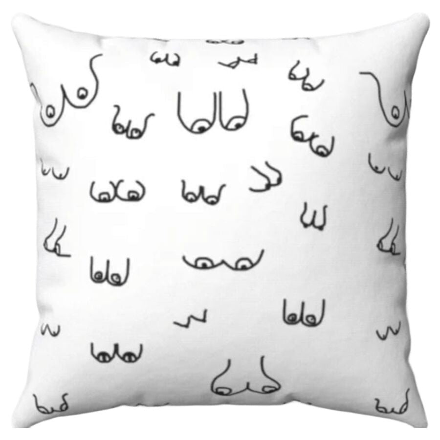 DIABLO PICANTE - COUSSIN DE POITRINE 30 X 30 BLANC