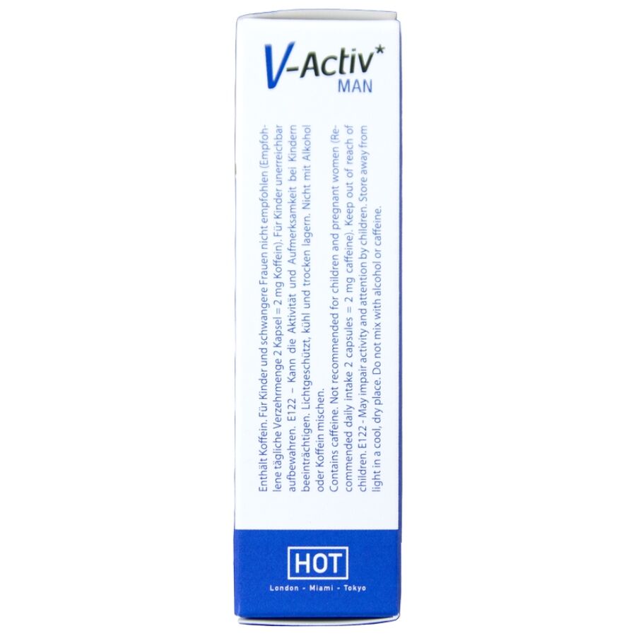 CHAUD - V-ACTIV CAPS HOMME 20 UNITÉS