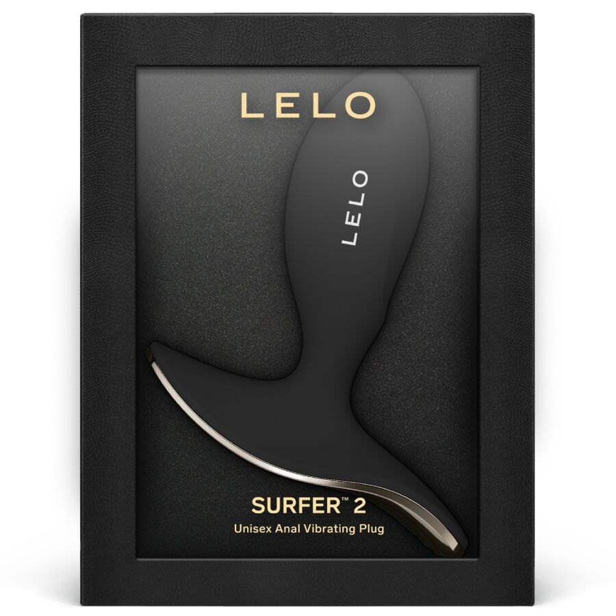 LELO - SURFER 2 VIBRATEUR ANAL UNISEXE NOIR