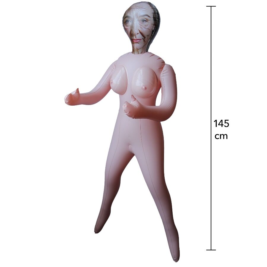 DÉSIR CACHÉ - MAMIE COQUINE POUPEE GONFLABLE 145 CM