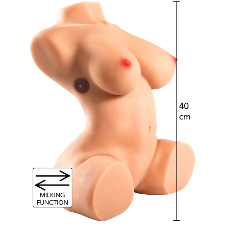 DÉSIR CACHÉ - TORSES DE MEGA-POUPÉES LAITIÈRES FÉMININES MASTURBATRICES 22 KG