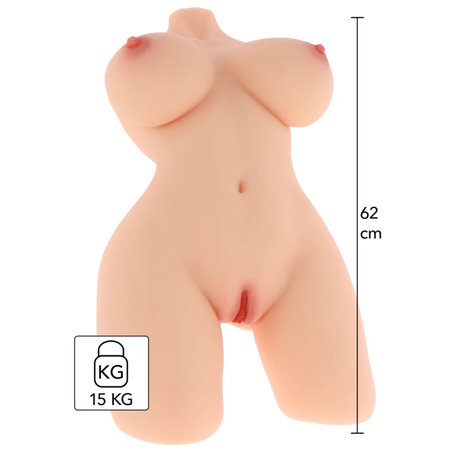 DÉSIR CACHÉ - GRAND TORSE DE SALOPE-DE-FAC-À-NIQUER-FEMME MASTURBATEUR 15 KG