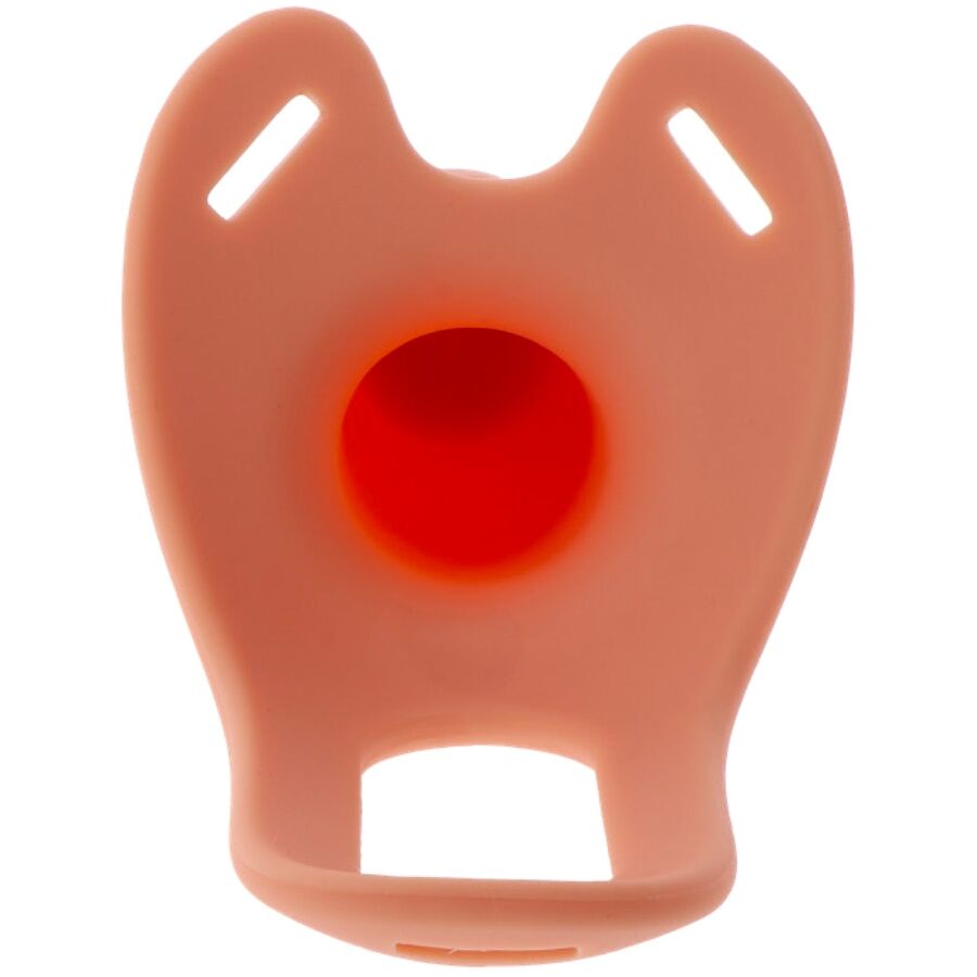 DÉSIR CACHÉ - INFERNO PÉNIS-GAINE-STRAP-ON-SILICONE 18 CM