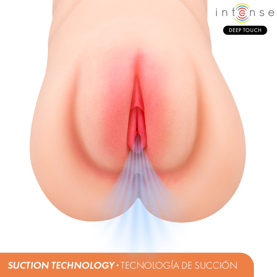 TOUCHER PROFOND INTENSE - MASTURBATEUR VAGINAL KRISTA AVEC EFFETS D'ASPIRATION, DE VIBRATION ET SONORES 1,2 KG