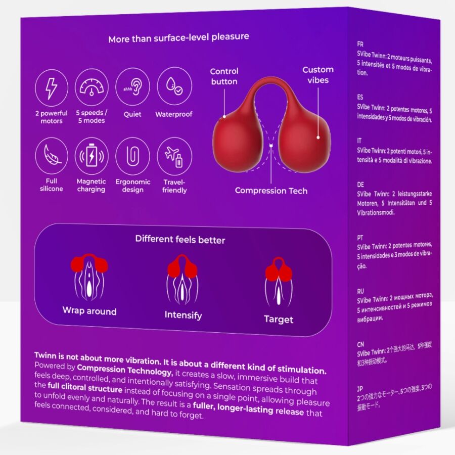 SNAIL VIBE - VIBREUR DE DOIGT TWINN CHERRY